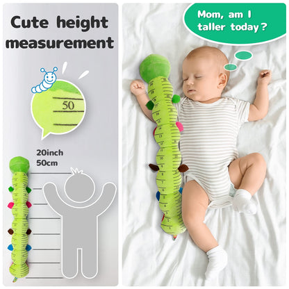 Sumobaby 3-in-1 Musical Caterpillar Plush Toy with Teether, Green
