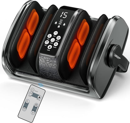 CARESKYpro HSA/FSA Eligible Shiatsu Foot Massager with Heat, 5 Intensity Levels, 3 Heat Settings, Deep Kneading & Rolling for Feet, Calves & Legs