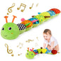Sumobaby 3-in-1 Musical Caterpillar Plush Toy with Teether, Green