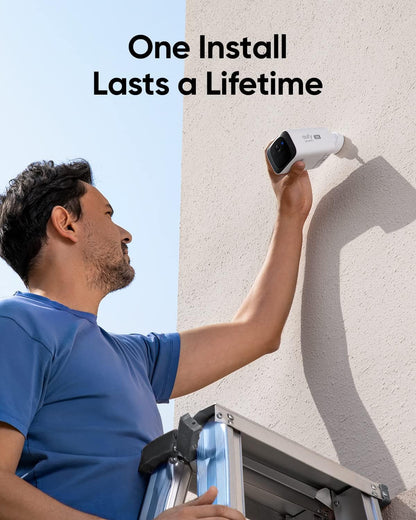 eufy Security SoloCam S220, Solar-Powered Wireless Outdoor Security Camera, 2K Resolution, 135° View, AI Human Detection, Color Night Vision, No Monthly Fee