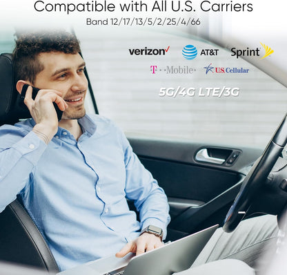 Cell Phone Booster for Car, All Carriers 5G 4G LTE, FCC Approved