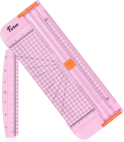 Firbon A4 Paper Cutter 12-Inch Paper Trimmer Pink
