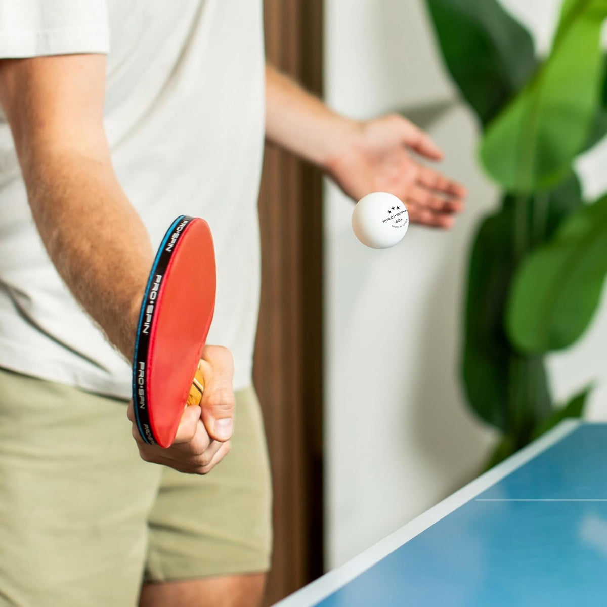 PRO-SPIN Ping Pong Balls, 3-Star Premium White Table Tennis Balls, 40+ ABS Professional-Quality Training Balls, 60-Pack