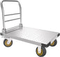 2000 lb Platform Truck, Heavy Duty Platform Cart, Folding Push Cart, Steel Flatbed Cart, Warehouse Cart, Heavy Duty Dolly, Folding Dolly, Equipment Cart, Rubber Wheel Cart, Material Handling Cart