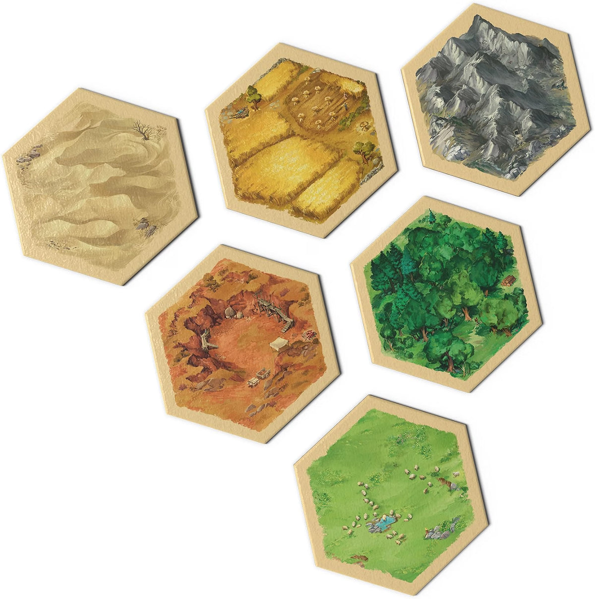 CATAN Board Game 6th Edition, Trade Build & Settle Strategy Game for 3-4 Players, Ages 10+, 60-90 Minute Family Board Game
