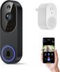 Orbitell M52 1080p Wireless Wi-Fi Video Doorbell Camera, 2-Way Audio, Night Vision, AI Motion Detection, Cloud Storage, IP65 Weather Resistant, 2.4GHz Wi-Fi