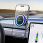 VICSEED Tesla Phone Mount【Strongest Magnet Power】Foldable Hidden Tesla Phone Holder Fit for All Phone, Tesla Model 3 Model Y for MagSafe Car Mount, Tesla Model 3 Accessories, Tesla Model Y Accessories