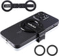 Twins Carry: Magnetic Dual-Phone Holder for iPhone & Android | Lightweight Solution for Professionals, Travelers & Gamers | Manage 2 Mobile Phones for Work, Personal Use (Black, General)