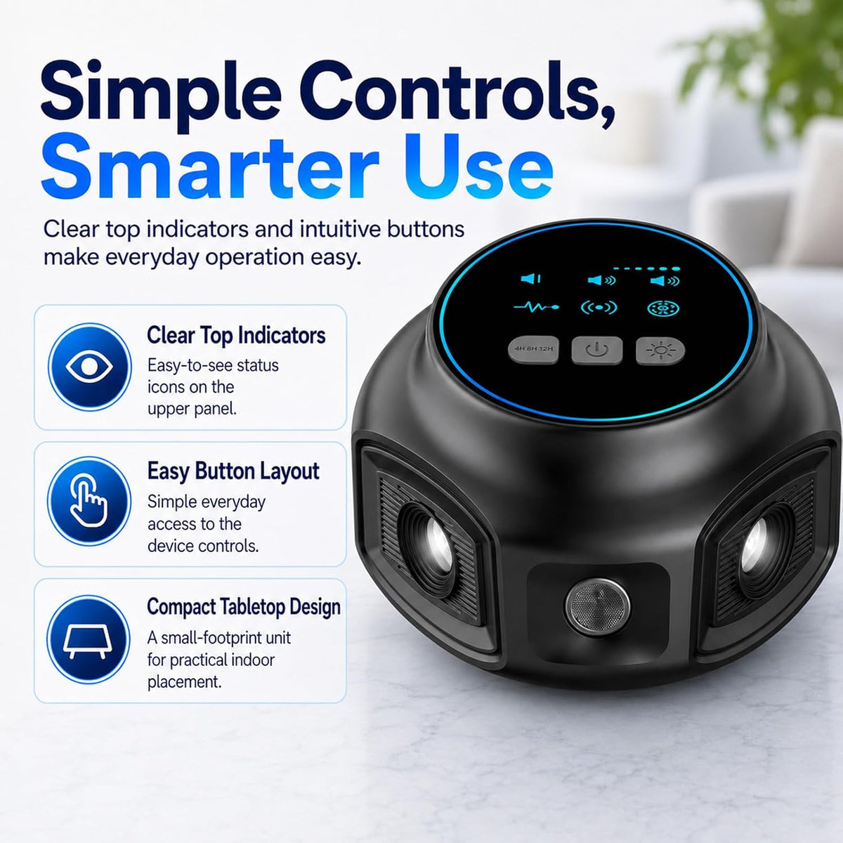 Crittex Update Device, Ultra-Quiet Design, Plug-in Device Covers Indoor Spaces Effectively, Ultra-Quiet Design