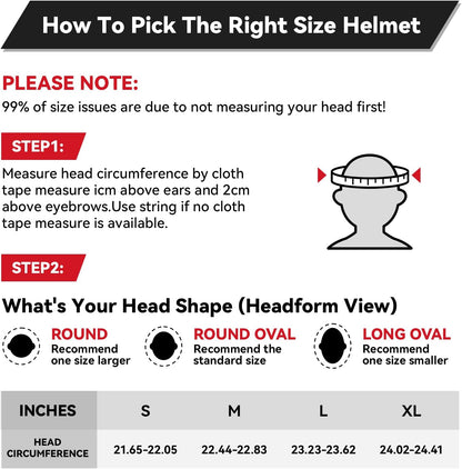 helmelkin Modular Flip-Up Motorcycle Helmet for Men & Women, DOT Approved Full-Face Helmet with Dual Visor, Ventilation & Adjustable Strap, Large, Black