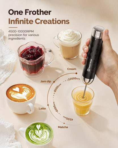 Maestri House LunaFro 2.0 Rechargeable Milk Frother