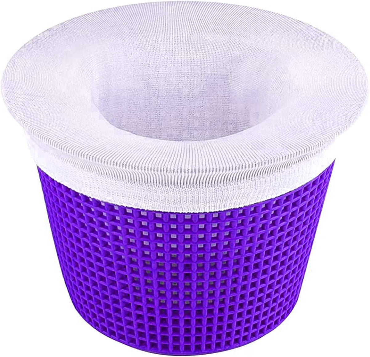 WISHDIAM 40-Pack Pool Skimmer Socks, Fine Mesh Filter Basket Socks for In-Ground & Above-Ground Pools, Hot Tub Filter Socks for Catching Leaves, Hair & Debris