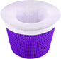 WISHDIAM 40-Pack Pool Skimmer Socks, Fine Mesh Filter Basket Socks for In-Ground & Above-Ground Pools, Hot Tub Filter Socks for Catching Leaves, Hair & Debris