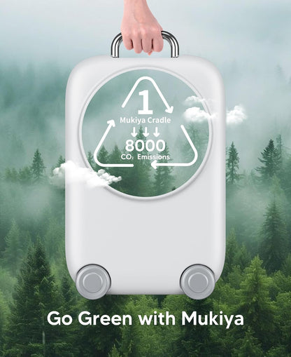 Mukiya PaktVault Traveling Fast Wireless Charging Station for iPhone Duo Magnetic 3 in 1 Phone Charger Stand for MagSafe-enabled iPhone 18-12 Series, Apple Watch&Air pods Pro(Non-Battery),WH