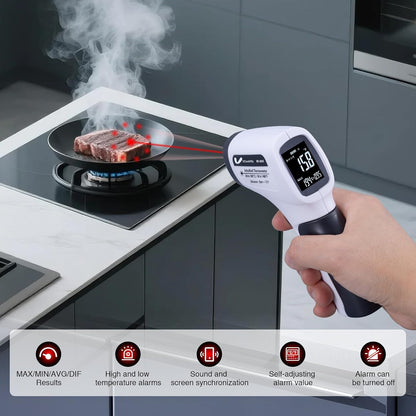 VCooklify Infrared Thermometer Gun -58°F to 1400°F