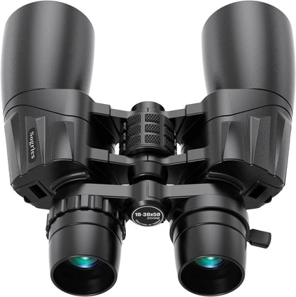 10-30x50 Zoom Binoculars for Adults High Powered HD Optics,Waterproof, Fogproof,Military,Bird Watching,Traveling Concerts,Large View,BAK4,FMC Lens,Clear Low Light Vision