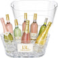 Lifewit 13L Plastic Ice Bucket for Parties, 2-Pack BPA-Free PET Beverage Tub with Comfortable Handles, Shatterproof Drink Cooler for Champagne, Cocktails, Mimosa & Soda Bar