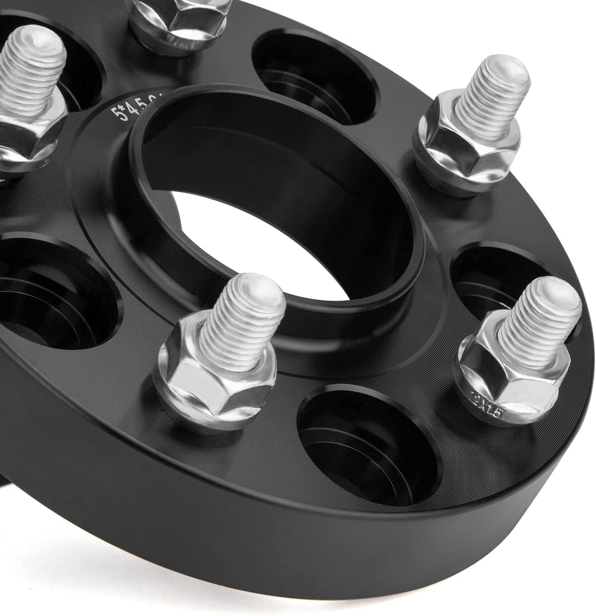 KSP 5x4.5 1inch Wheel Spacers for Hon-da Civic Accord Element CR-V & Acura MDX TLX TSX ILX RSX CL, 1 Inch 5x114.3mm Hubcentric Forged Spacers 64.1mm Bore M12x1.5 Studs 5-Lug Wheel Spacer Kit (4pcs)