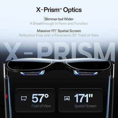 XREAL One Pro AR Glasses with X1 Chip, 171" 120Hz FHD Display, Native 3 DoF