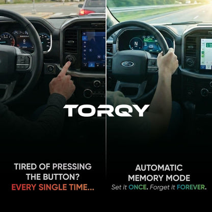 Torqy Auto Start Stop Eliminator for Ford F-150 2021-2026 - Plug & Play Autostop Eliminator Memory Module (Gasoline Models Only NOT for PowerBoost Hybrid) Essential 2025 2024 F150 Accessories