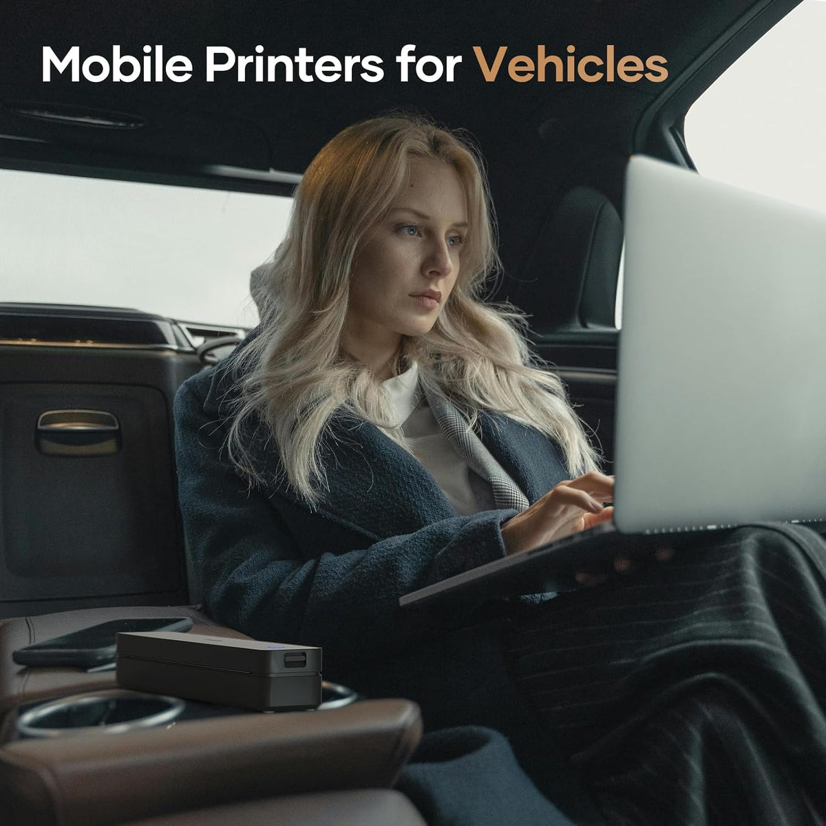iDPRT MT610 Pro Portable Thermal Printer | Wireless Bluetooth Inkless Printer for US Letter & A4, 300 DPI