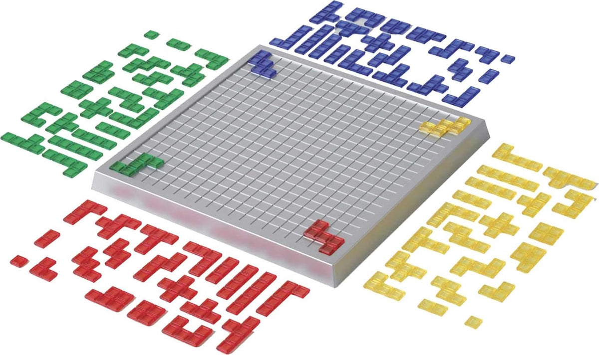 Mattel Games Blokus XL Board Game, Oversized 12 x 12 Inch Strategy Game for Ages 7+, 2–4 Players, Family Indoor Board Game