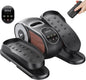 MERACH Under Desk Elliptical, Leg Exerciser While Sitting for Seniors Quiet Portable Electric Seated Pedal Exerciser Machine with Remote Control & 12-Speeds for Home Office