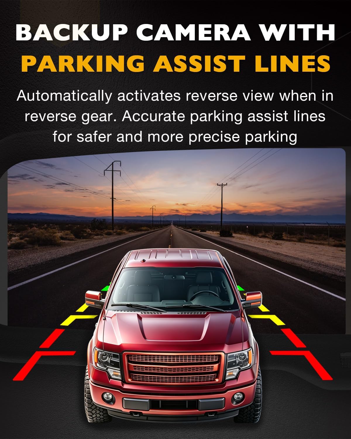 Backup Camera Handle w/Rear View Mirror Monitor, Fits 04-16 Ford F150 F250 Tailgate, Compatible with F350 F450 F550 Super Duty/Explorer, 4.3" Rear View, 170° Viewing Angle, Waterproof Reverse Camera