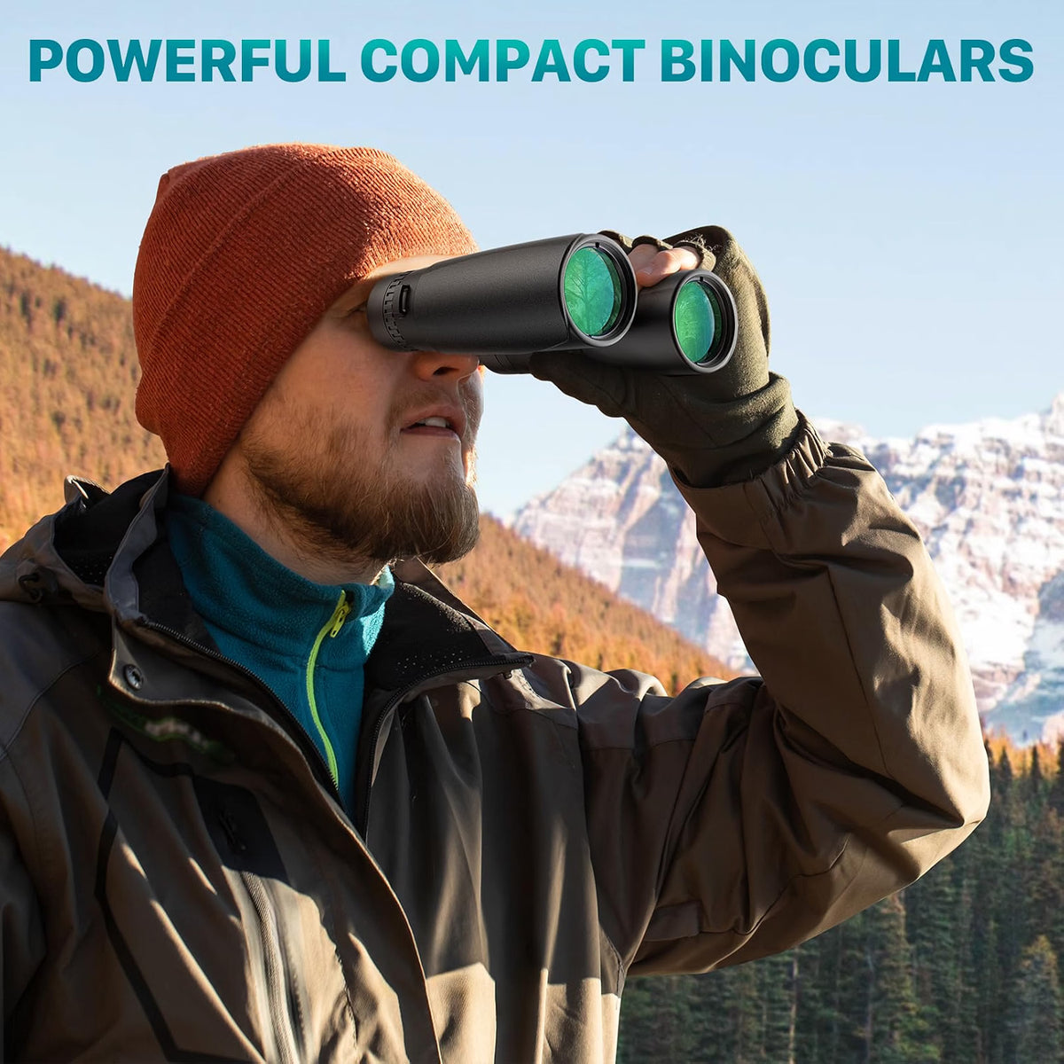 Kylietech 12x42 Binoculars, BAK4 Prism & FMC Multicoated Lens, Waterproof Fogproof Hunting Binoculars with Smartphone Adapter & Tripod Mount