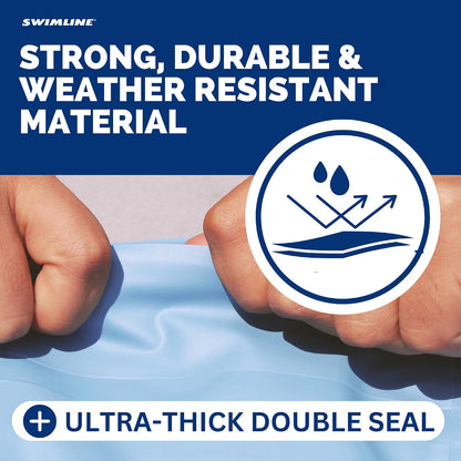 Swimline 4 x 4 Foot Air Pillow, 3-Pack, Heavy-Duty Vinyl Pool Winterizing Air Pillows for Pool Cover Protection, Blue