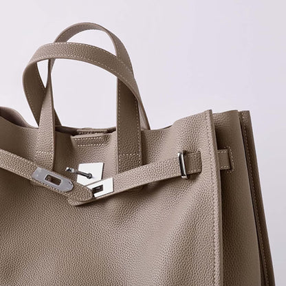 HyperionFlo Essentials Leather Totes Handbag, Shoulder Bag, Sling Crossbody Commuter Hobo Bag for Women