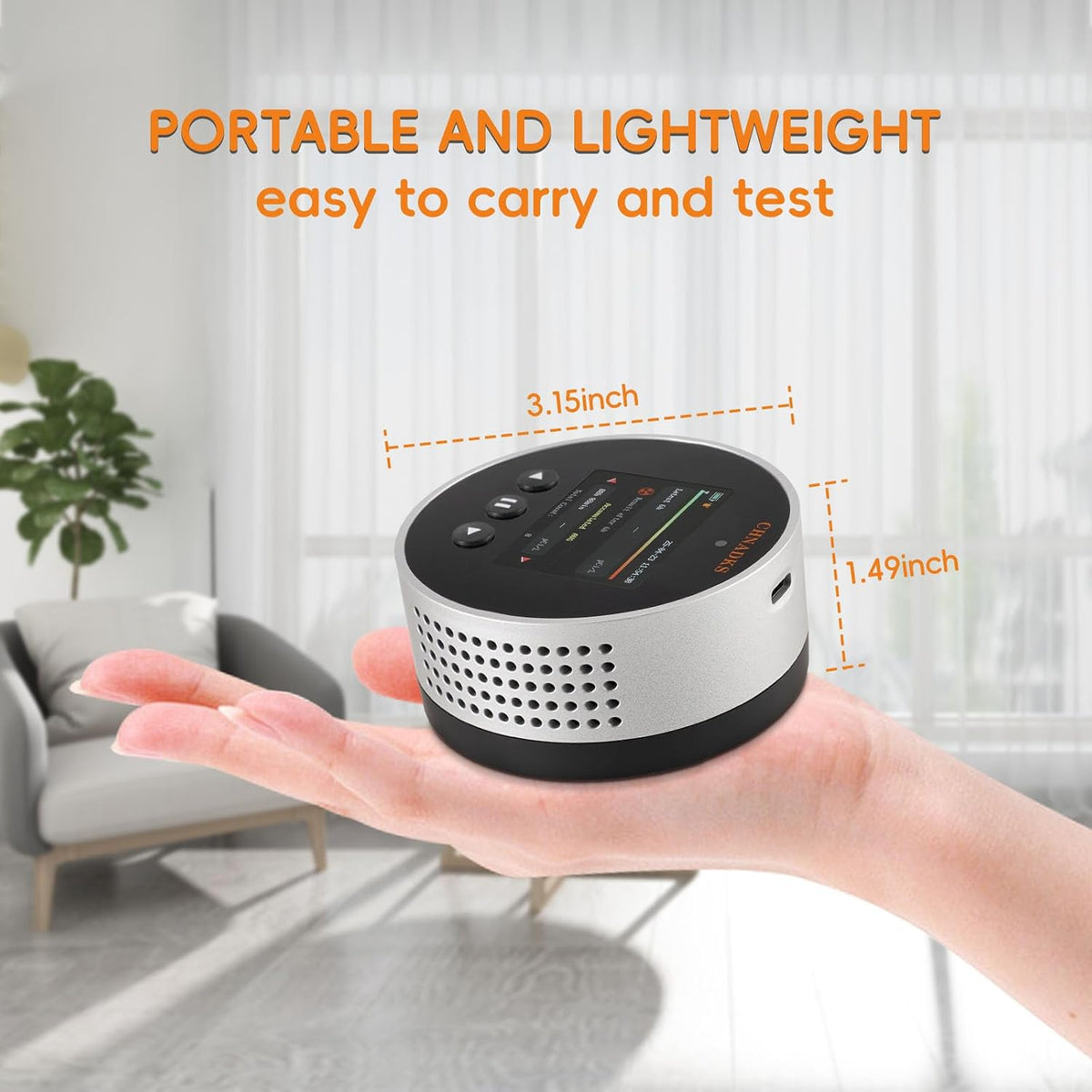Radon Detector | 20-Year Radon Sensor | Long-Life Home Air Quality Monitor