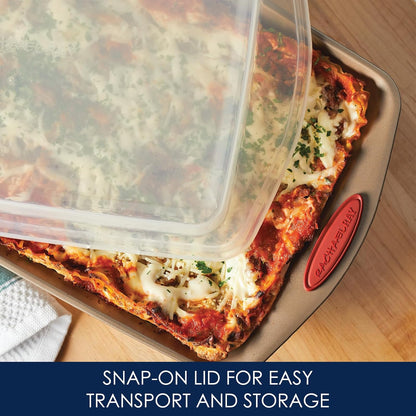 Rachael Ray Cucina Nonstick Bakeware Baking Pans Set, Baking Set 10-Piece | Easy cleanup, baking sheet set for baking and roasting, oven safe to 450Â°F,...