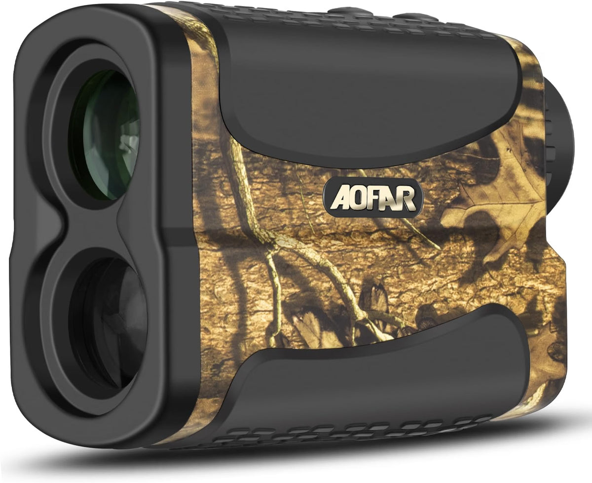 AOFAR HX-700N Hunting Rangefinder, 700-Yard Waterproof Archery Rangefinder with 6X Magnification, Range & Speed Modes, CR2 Battery, Carrying Case & Accessories