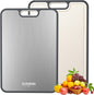 Titanium Cutting Board for Kitchen, Pure Titanium/PP, Size 16”×11”