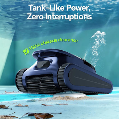 Cordless Robotic Pool Cleaner for Inground & Above Ground Pools, 180W Brushless Motor, 180-Minute Runtime, Wall-Climbing Pool Vacuum, SAT30