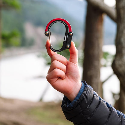 GEAR AID HEROCLIP Medium Carabiner Gear Clip & Hook for Camping & Travel Rotating gear clip and hook keeps backpacks, camping gear, water bottles and travel bags off the ground and within reach.