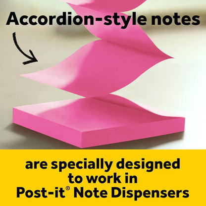 Post-it Note Dispenser, White Cat Design, Pop-Up Sticky Note Holder with 45-Sheet 3 x 3 Inch Note Pad