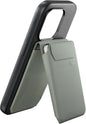 Peak Design Mobile Stand Wallet, Sage, Slim Profile, On-Demand Stand, Weatherproof Nylon Fabric, Connects to Mobile Cases, MagSafe Compatible, for iPhone, Samsung and Google Phones