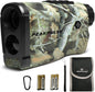 PEAKPULSE Hunting Range Finder 1400 Yards, 6X Laser Rangefinder with Angle, Horizontal & Vertical Measurement, IP54 Water Resistant, LC1200A-GR