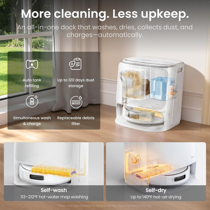 NARWAL Freo 20 Robot Vacuum and Mop, 31,000Pa, FlowWash Mop, TwinAI Obstacle Avoidance