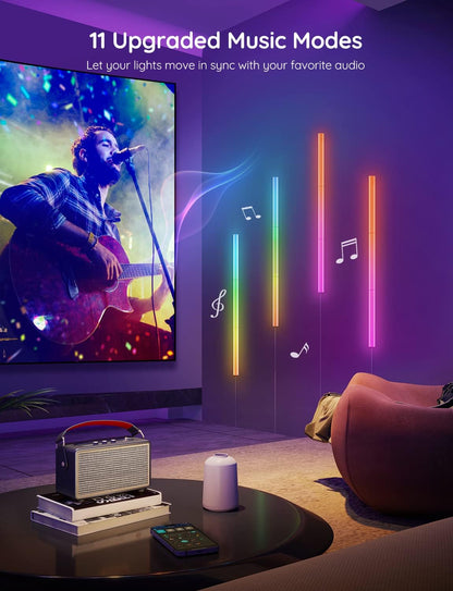 Govee Glide Wall Lights, Smart Gaming Light Bar, Works with SmartThings