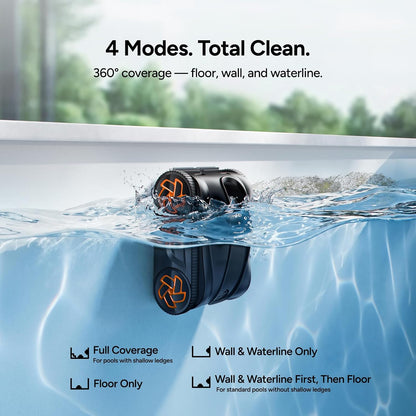 iGarden K Series Cordless Robotic Pool Vacuum – 22,000 LPH Turbo Suction, 7H Runtime, Smart Navigation