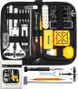 BYNIIUR 155-Piece Watch Repair Kit, Watch Link Removal & Battery Replacement Tool Set with XL 55mm Case Opener, Spring Bar Tools, Screwdrivers & Carrying Case