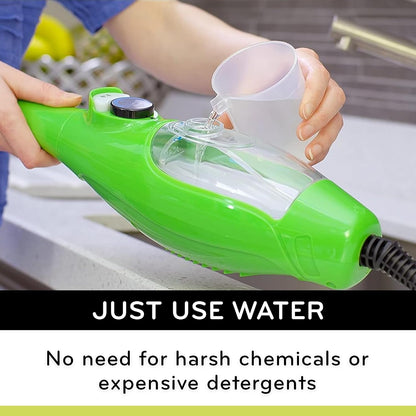 H2O X5 Steam Mop & Handheld Steam Cleaner | 5-in-1 Floor Steamer | Hardwood, Tile & Laminate Cleaner | Carpet Glider Included | Grout, Window & Garment Attachments