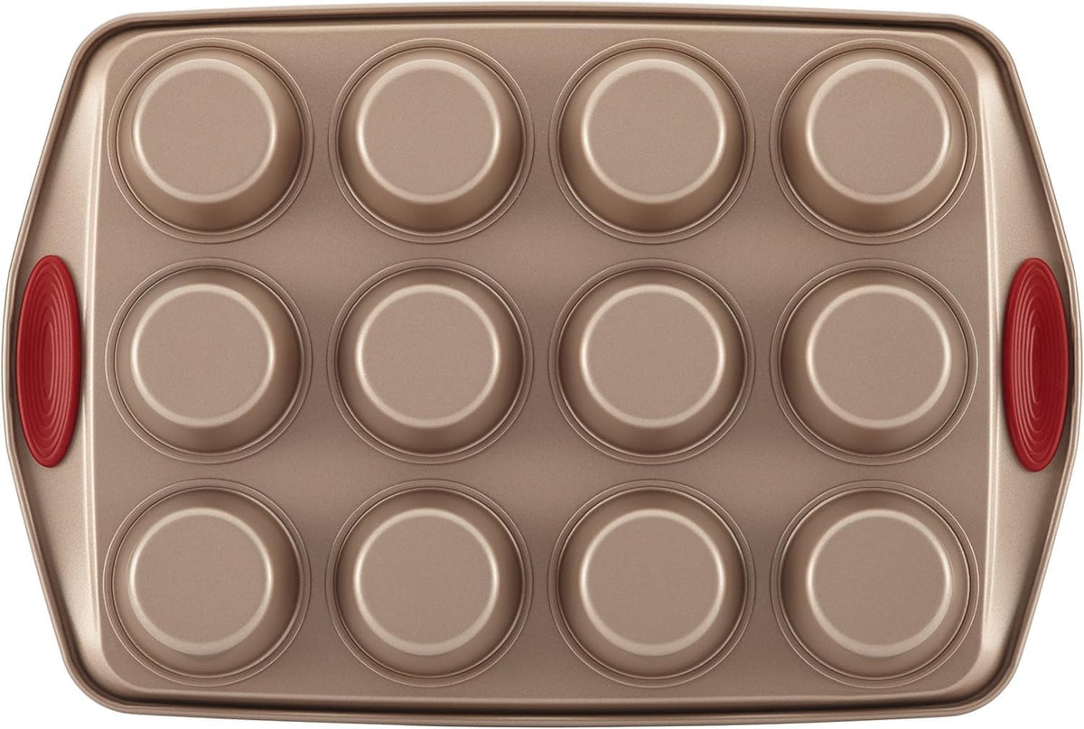 Rachael Ray Cucina Nonstick Bakeware Baking Pans Set, Baking Set 10-Piece | Easy cleanup, baking sheet set for baking and roasting, oven safe to 450Â°F,...