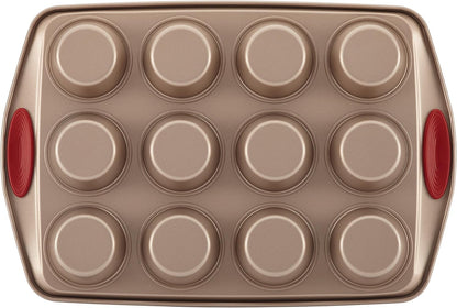 Rachael Ray Cucina Nonstick Bakeware Baking Pans Set, Baking Set 10-Piece | Easy cleanup, baking sheet set for baking and roasting, oven safe to 450Â°F,...