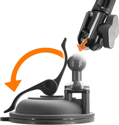 iBOLT TabDock FixedPro360 Suction Tablet Mount 7-10" Metal for Trucks