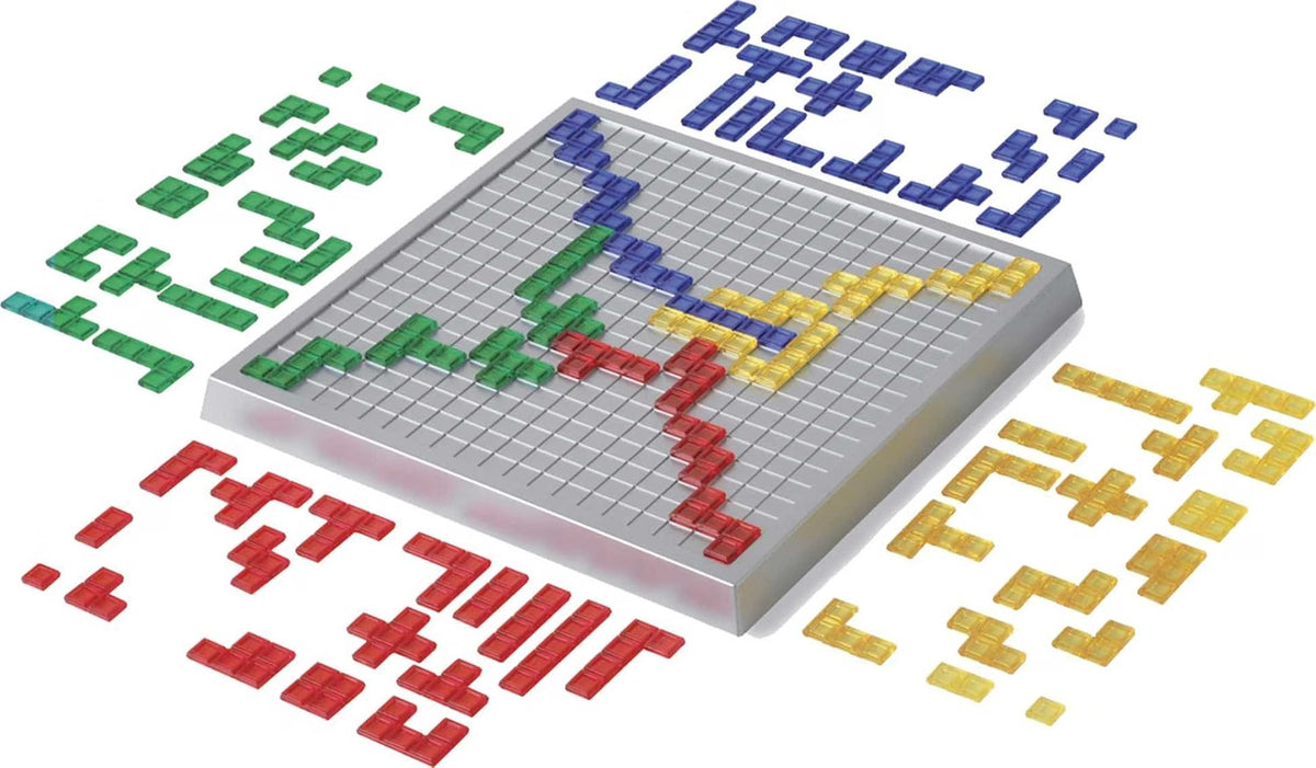 Mattel Games Blokus XL Board Game, Oversized 12 x 12 Inch Strategy Game for Ages 7+, 2–4 Players, Family Indoor Board Game