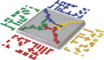 Mattel Games Blokus XL Board Game, Oversized 12 x 12 Inch Strategy Game for Ages 7+, 2–4 Players, Family Indoor Board Game
